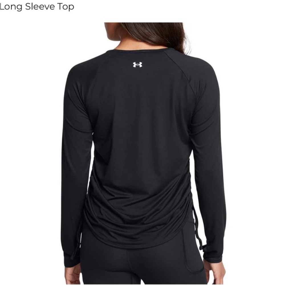 NWT Under Armour Women's Black Long Sleeve Top - Picture 3 of 9